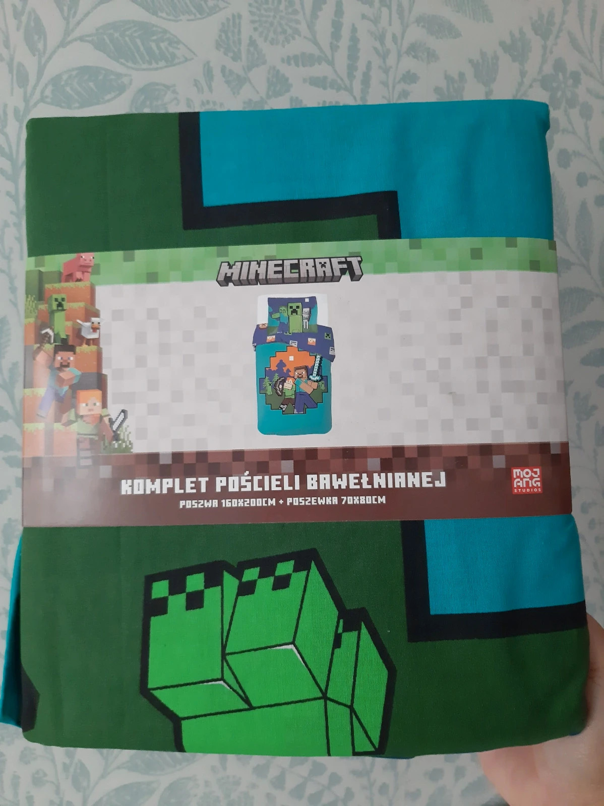 Pościel minecraft 160x200 carbotex