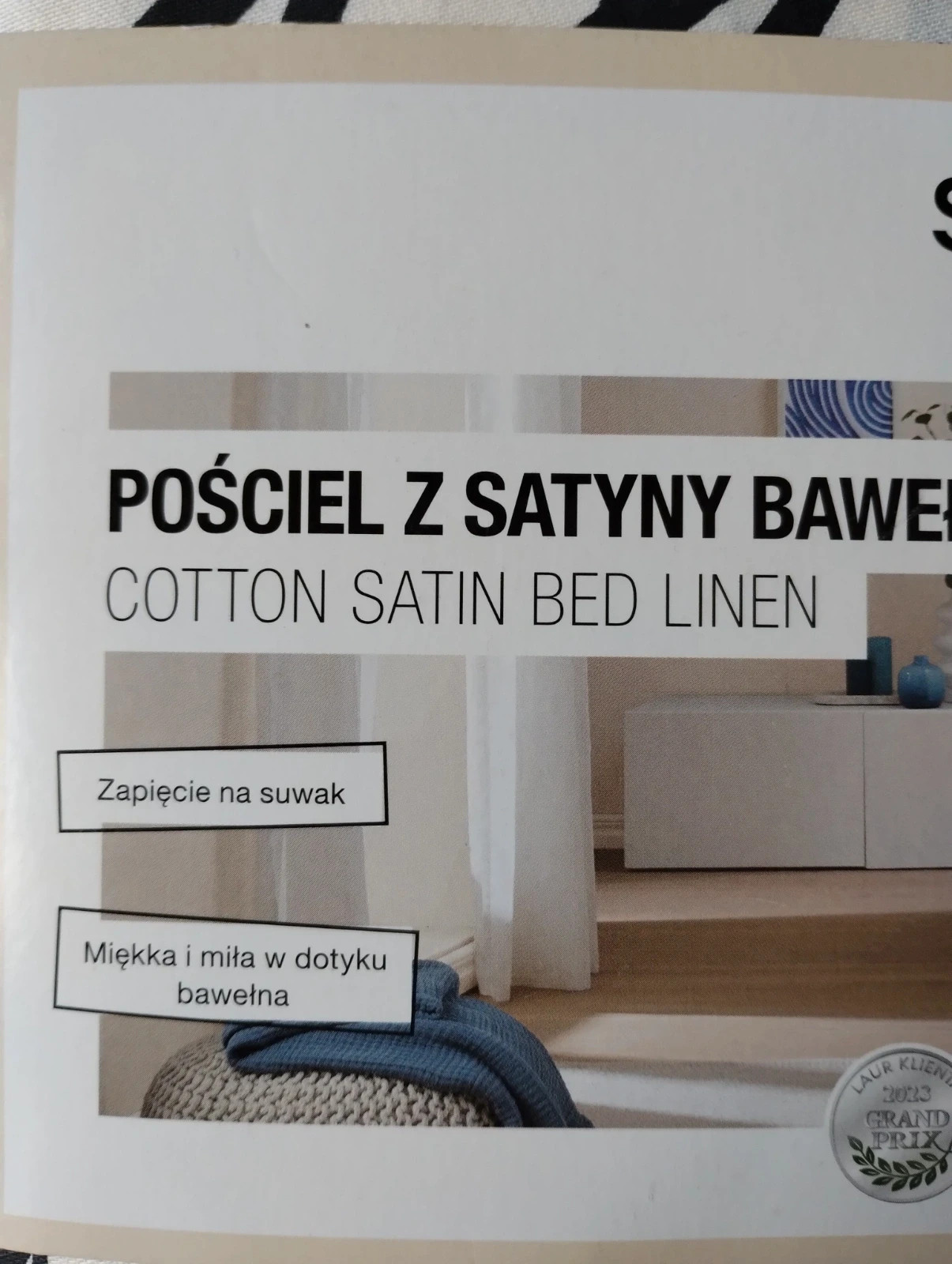 Pościel z satyny bawełnianej smukee