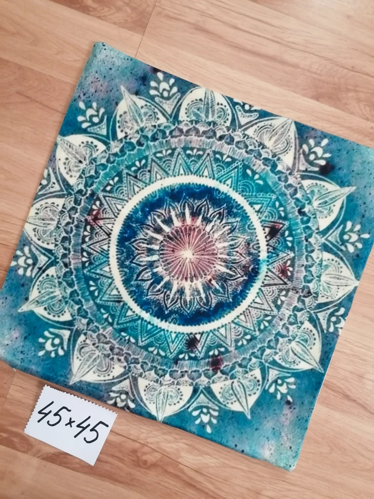 Poszewka dekoracyjna 45x45 mandala welur