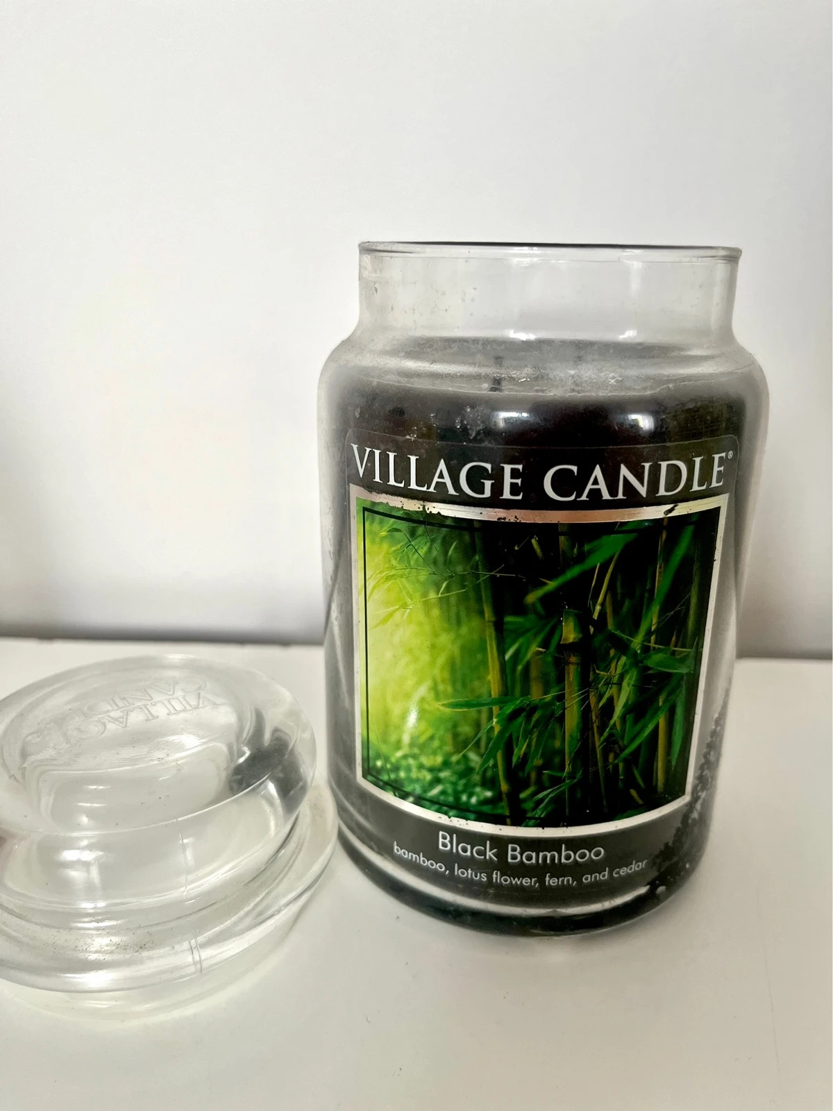 Świecą Village Candle Black Bamboo  świeczka zapachowa duża