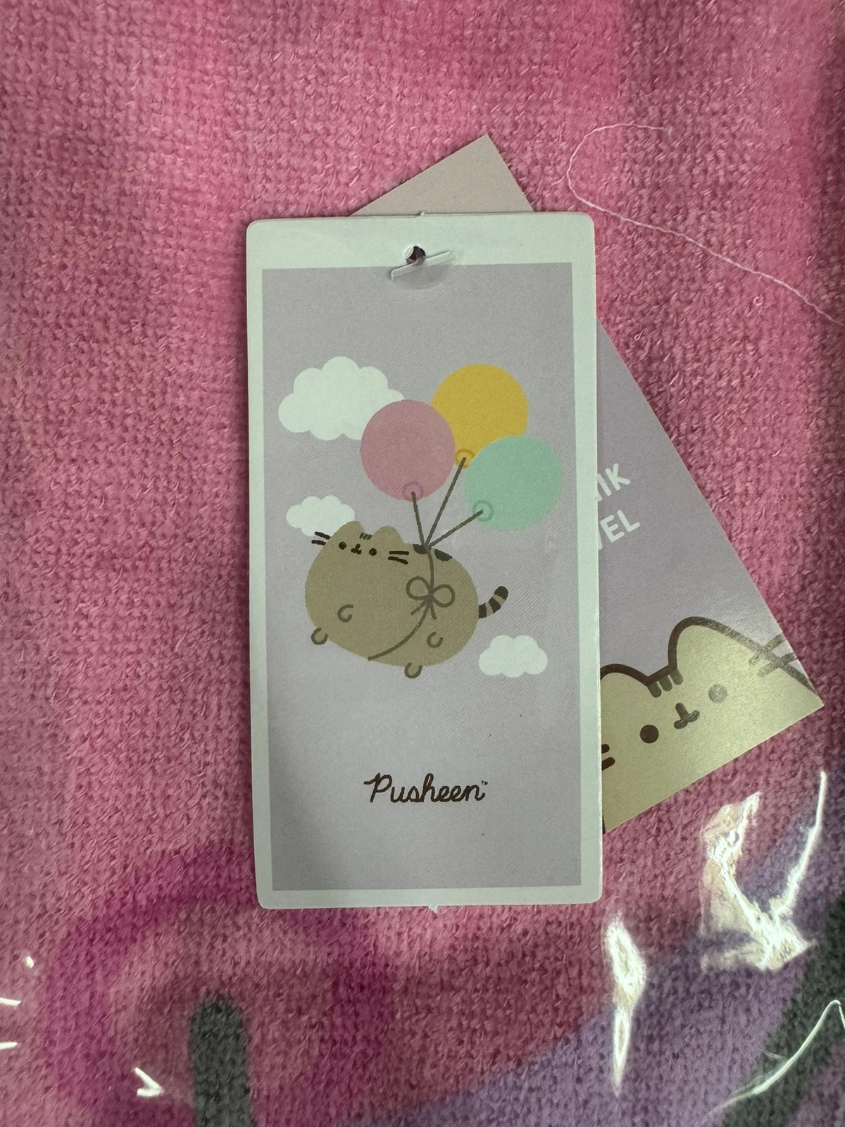 Ręcznik 70x140 plażowy kąpielowy Pusheen The Cat Kot Kotek Puszin Bawełna