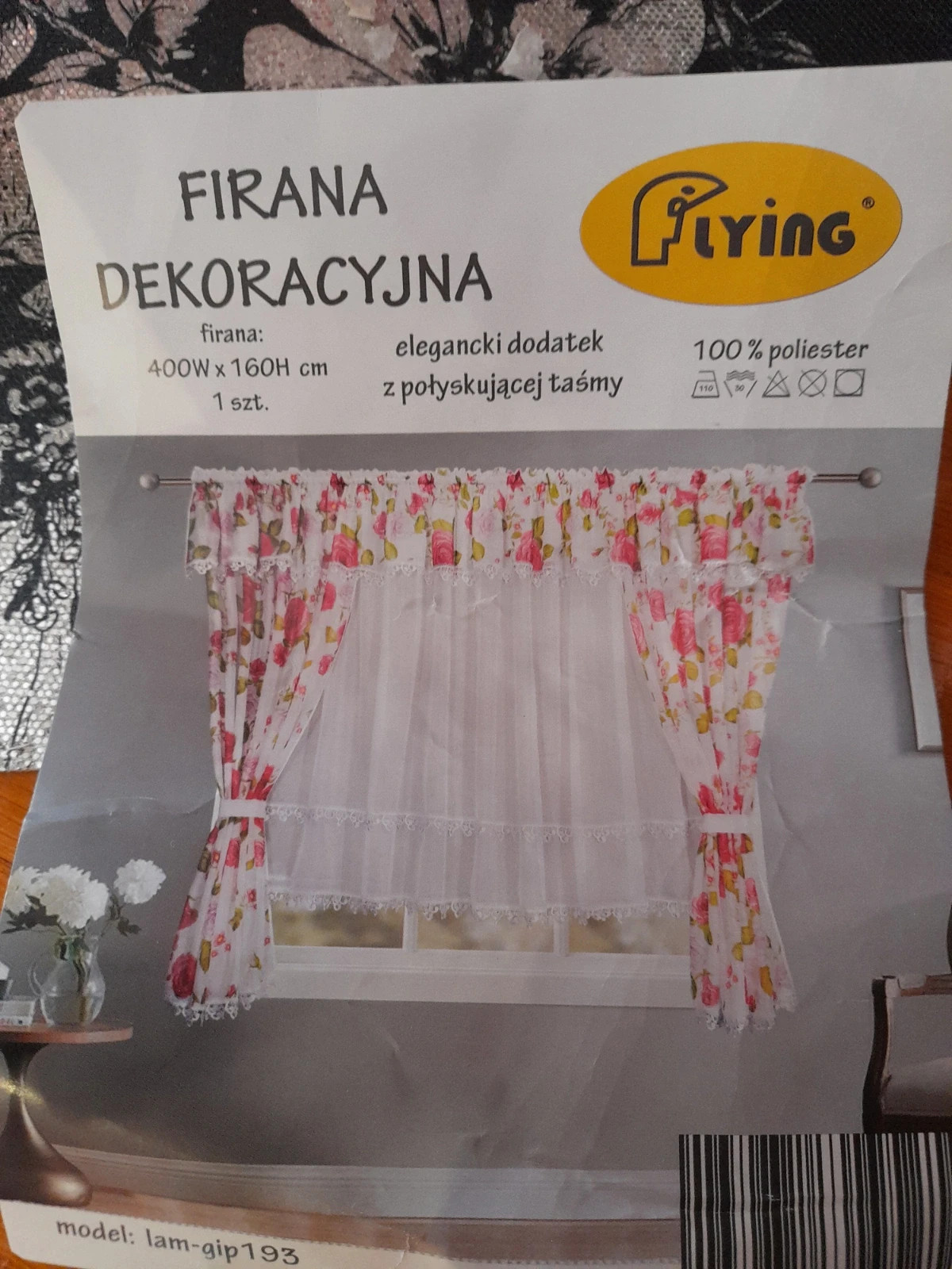 Firana dekoracyjna 400 x 160