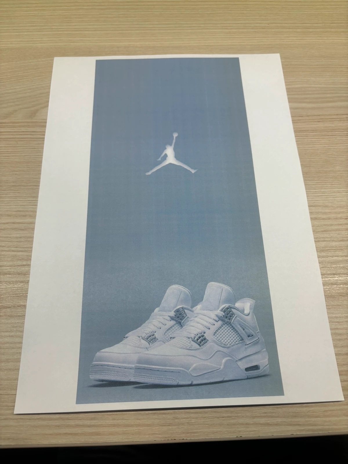 Plakat streetwearowy jordan 4