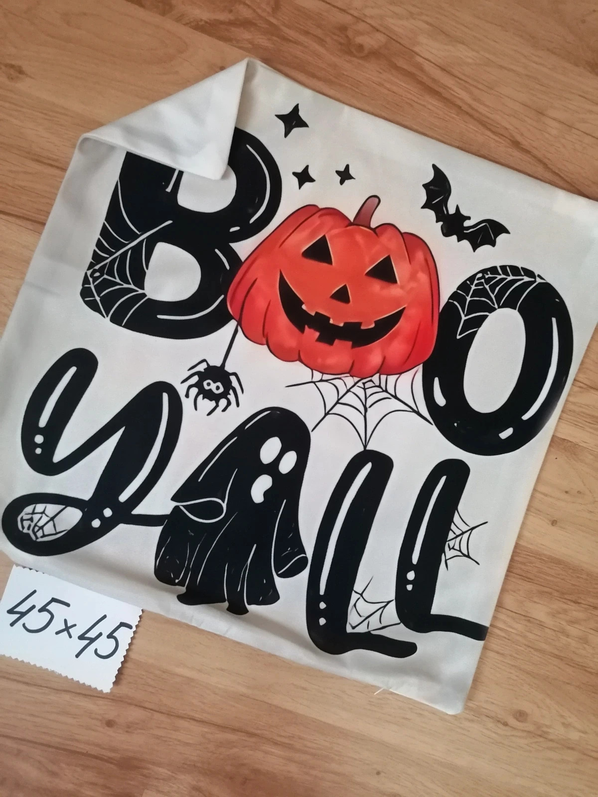 Poszewka dekoracyjna 45x45 welur Halloween