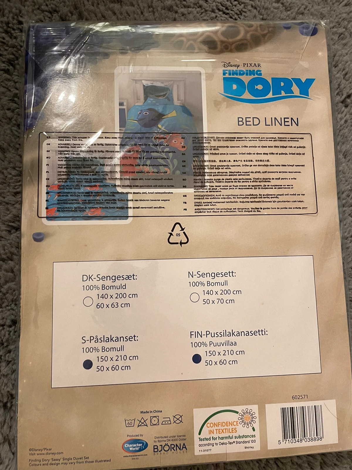 Disney Finding DORY Bed Limen