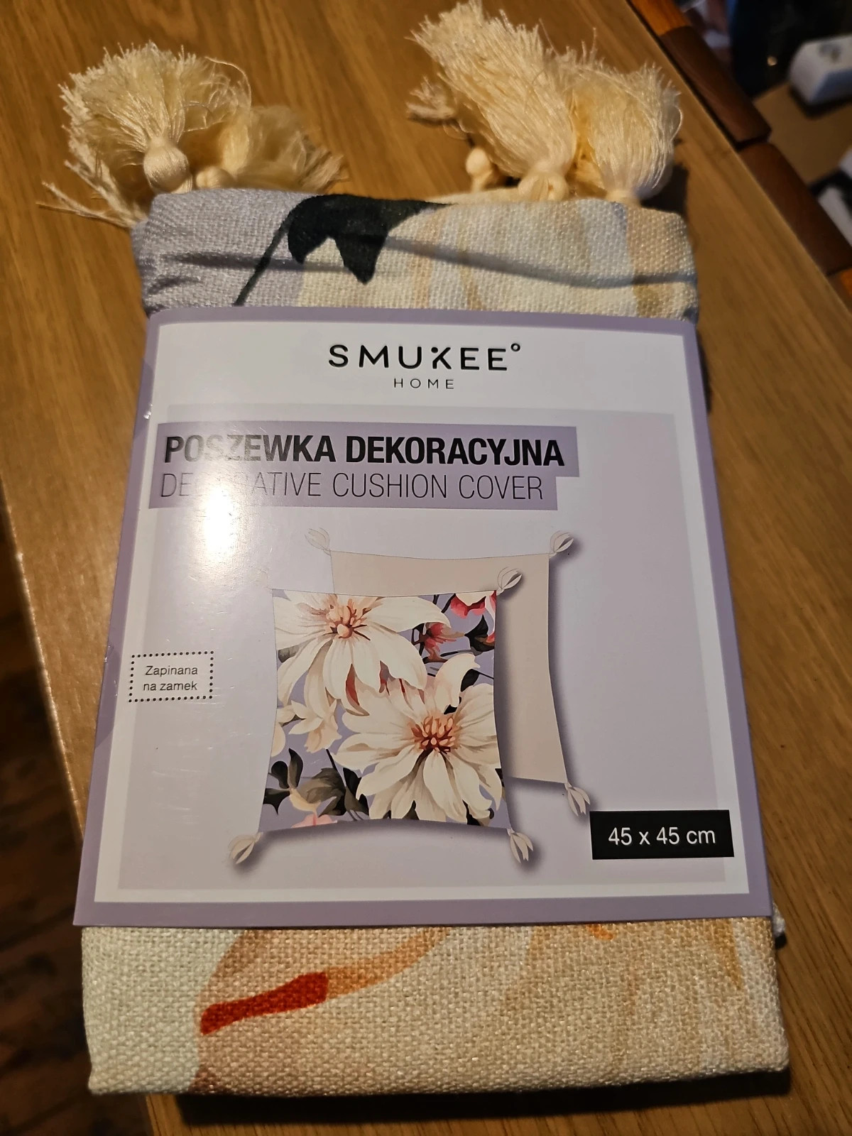 Smukee home poszewka dekoracyjna 45x45cm nowa 2szt