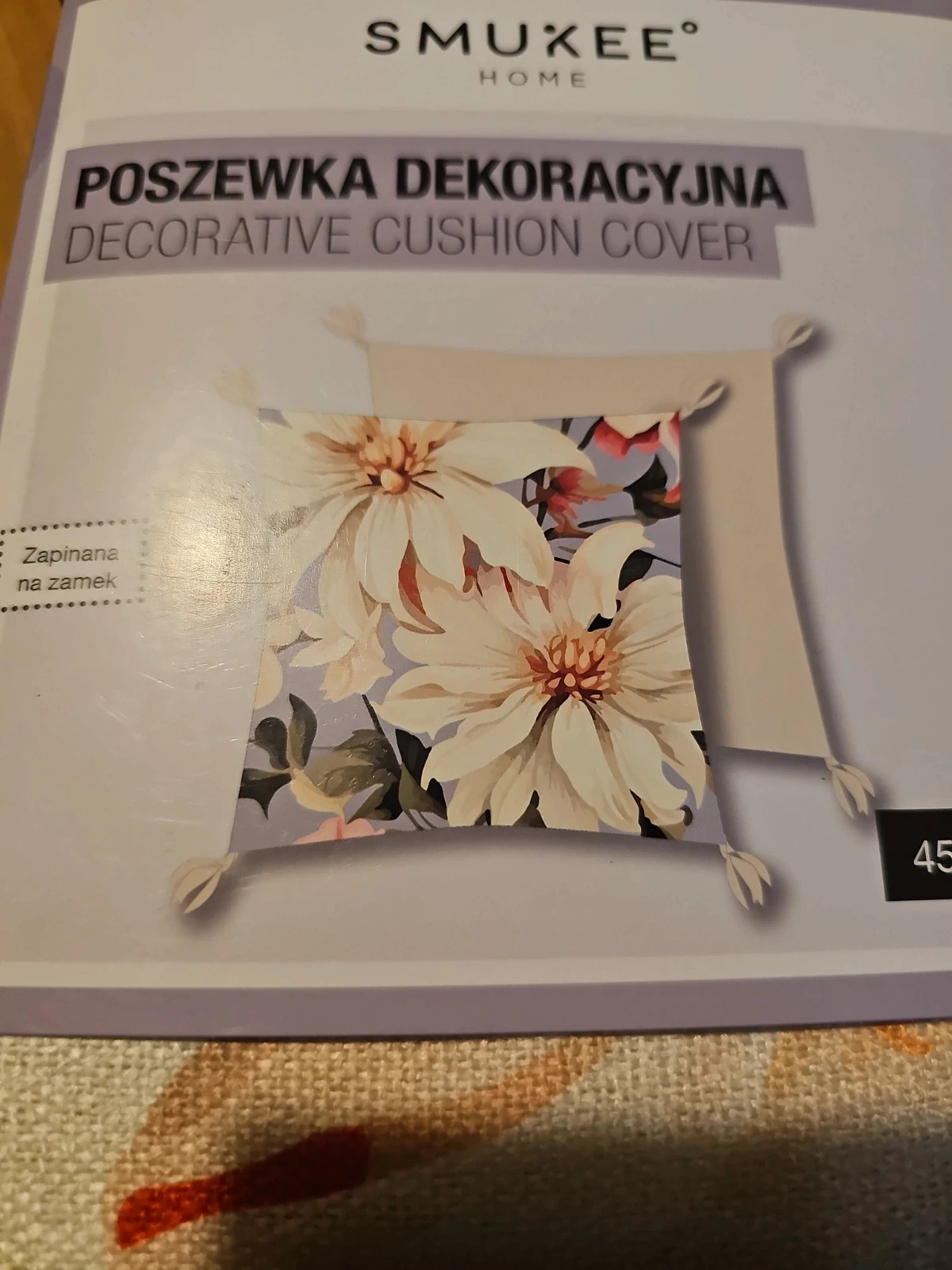 Smukee home poszewka dekoracyjna 45x45cm nowa 2szt