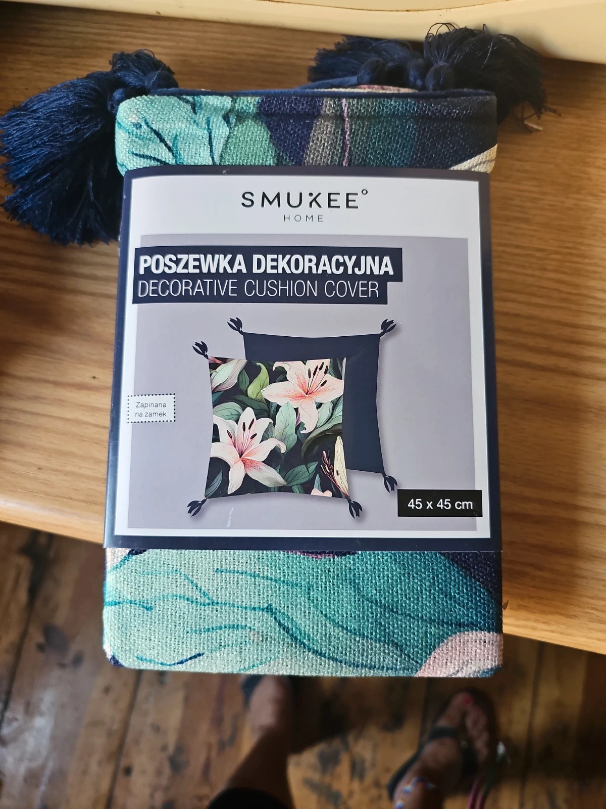 Smukee home poszewka dekoracyjna 45x45cm 2szt nowe