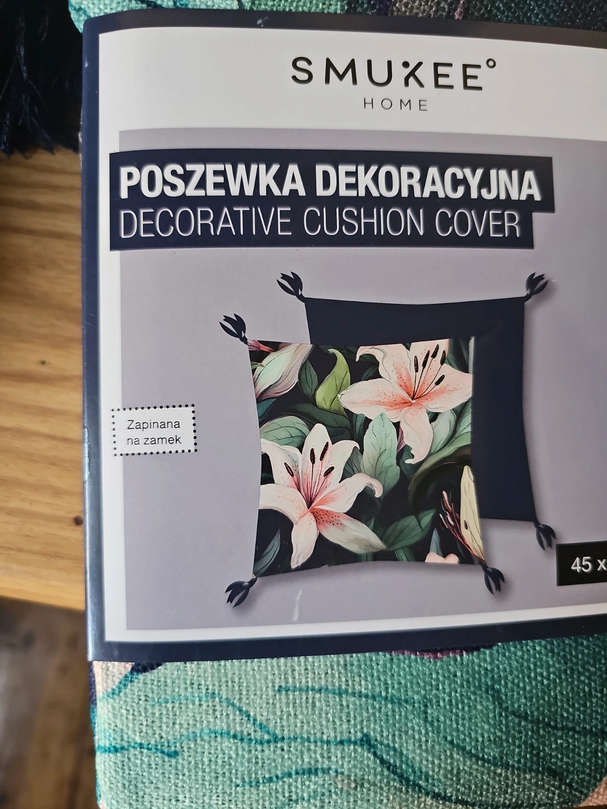 Smukee home poszewka dekoracyjna 45x45cm 2szt nowe