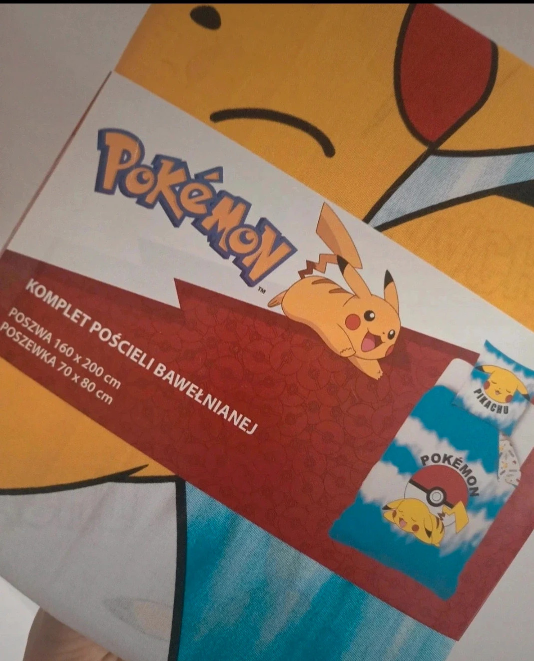 Pokemon komplet pościeli bawełnianej pościel bawełniana

Nowa z metką