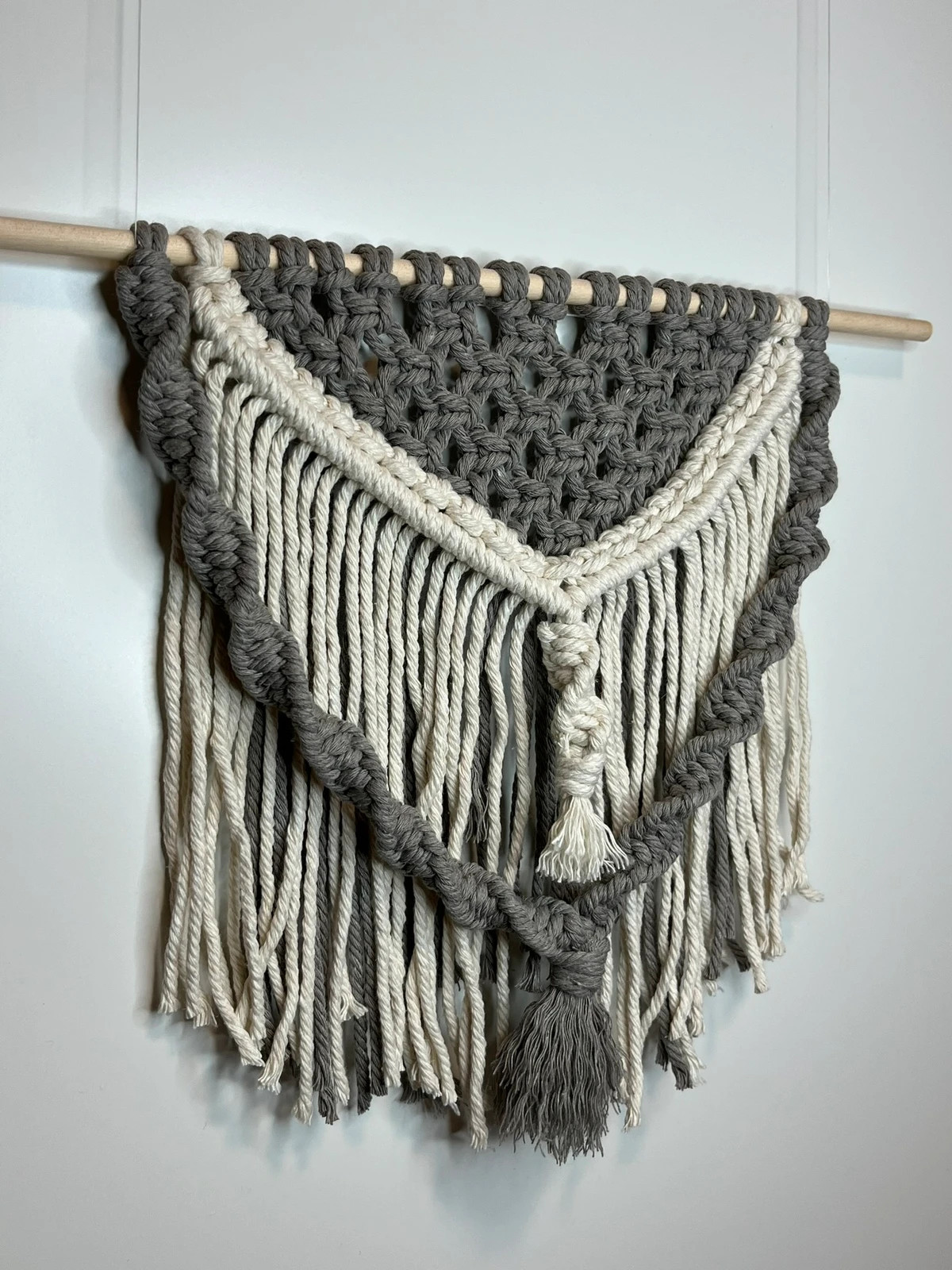 Macramé vægpynt