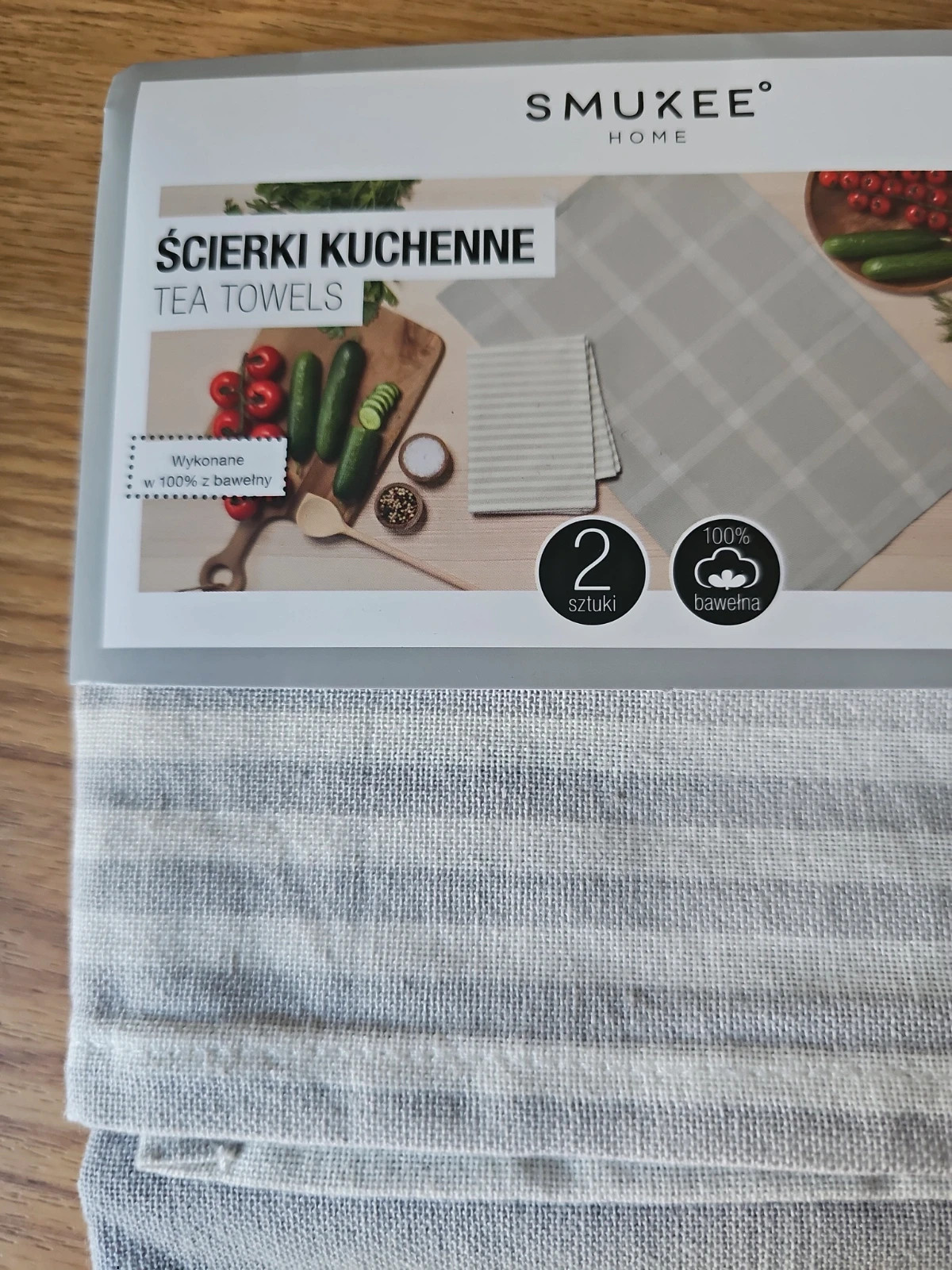 Smukee home ścierki kuchenne 2szt 40x60cm  nowe