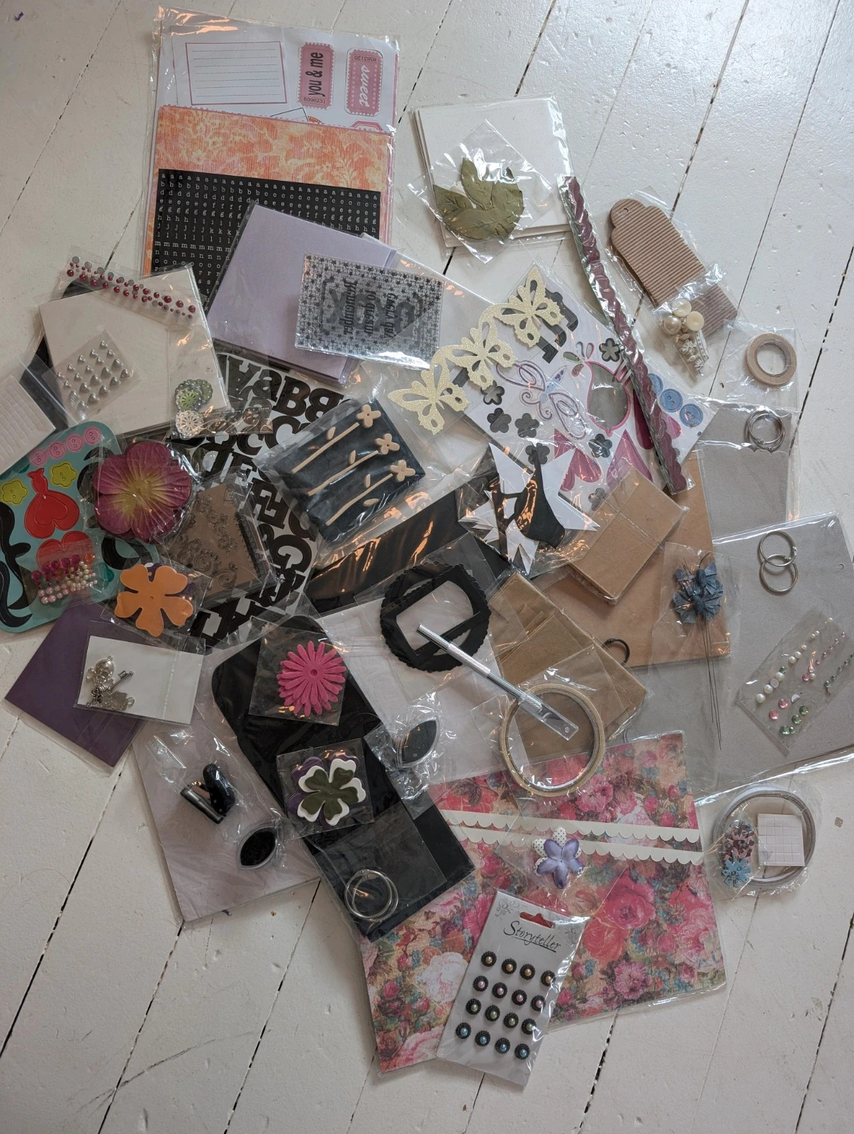 Scrapbooking stort paket