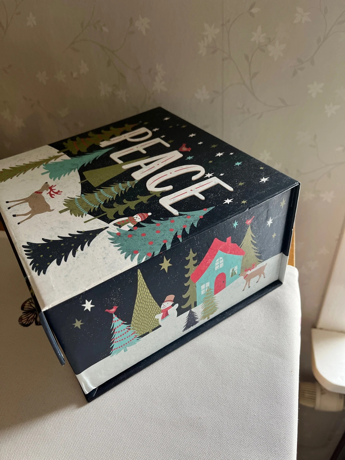 låda Jul presentförpackning Foldable Magnetic Suction Packaging Box