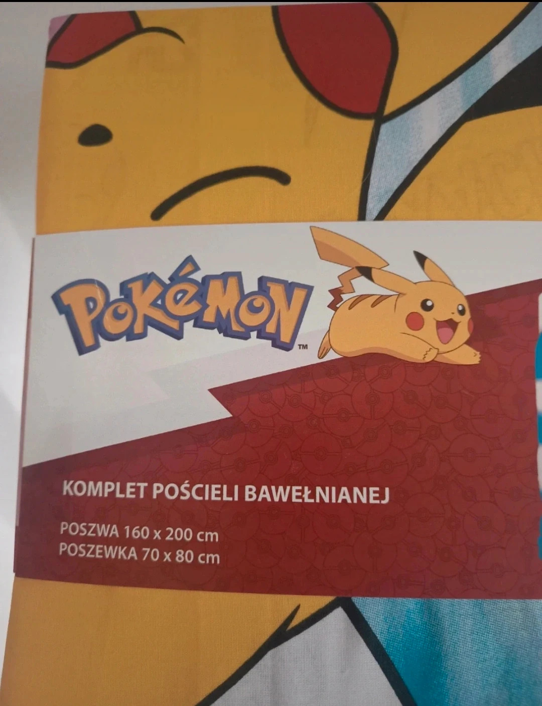 Pokemon komplet pościeli bawełnianej pościel bawełniana 160x200

Nowa z metką