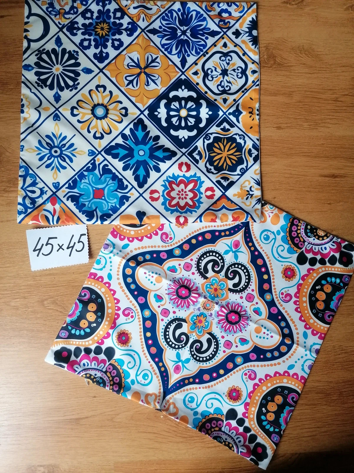 2 Poszewki dekoracyjne 45x45 boho chic