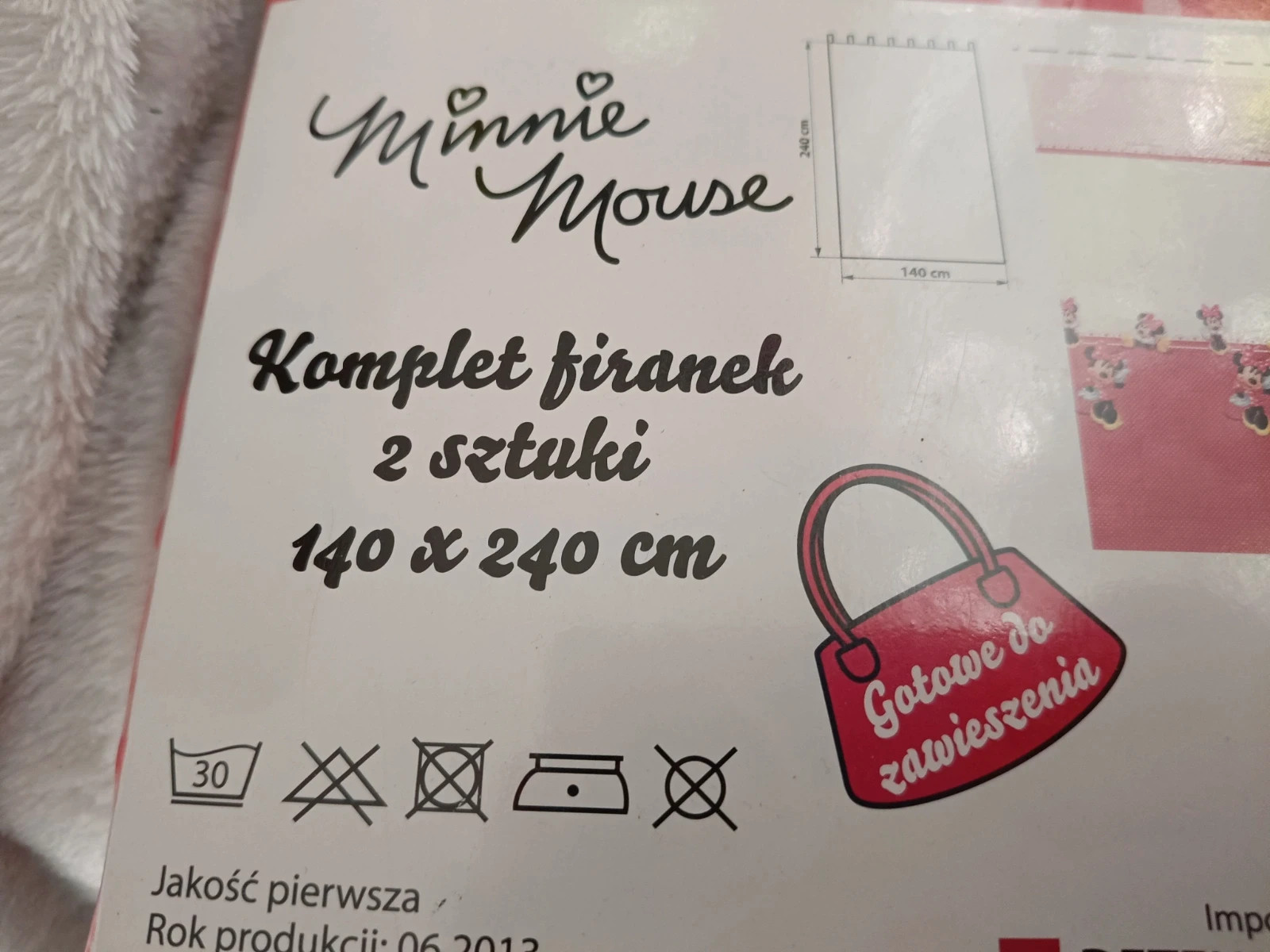 Komplet firanek Minnie