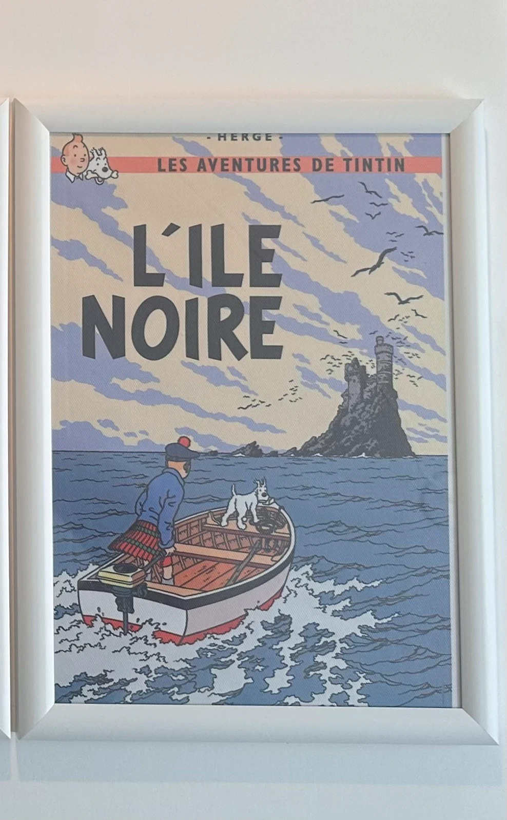 A4 Tintin plakat i ramme