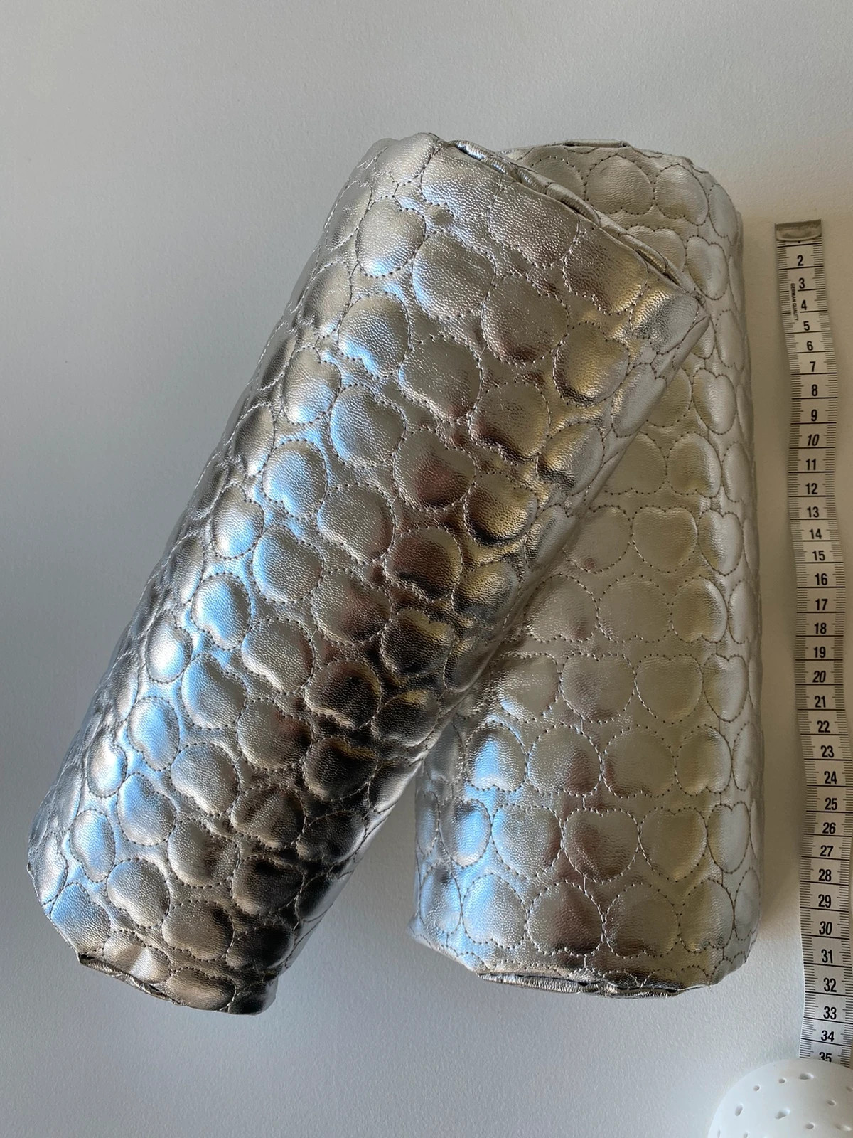 Silver nail pillows / hand rest - 2 pcs