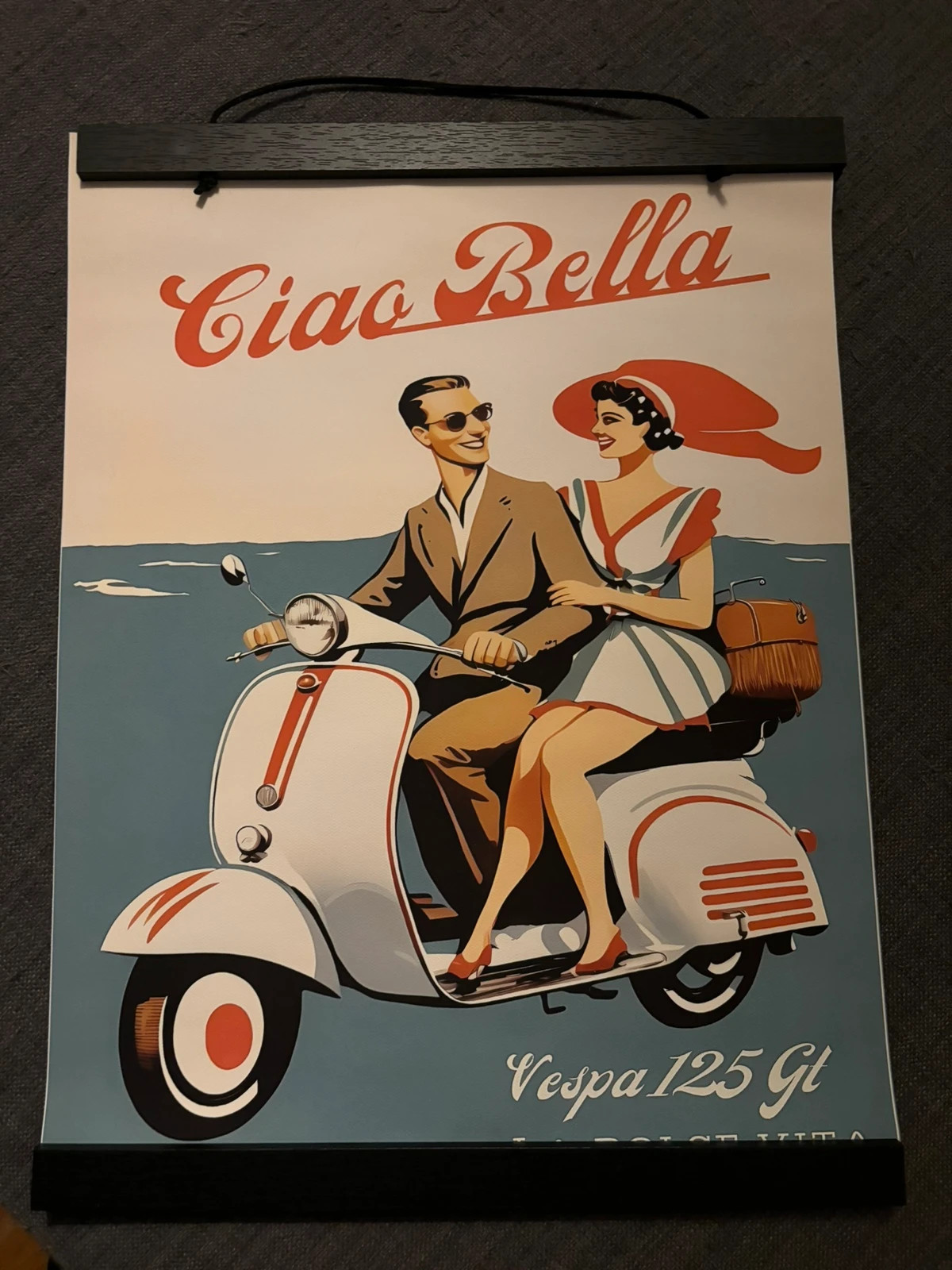 Poster retro ciao Bella