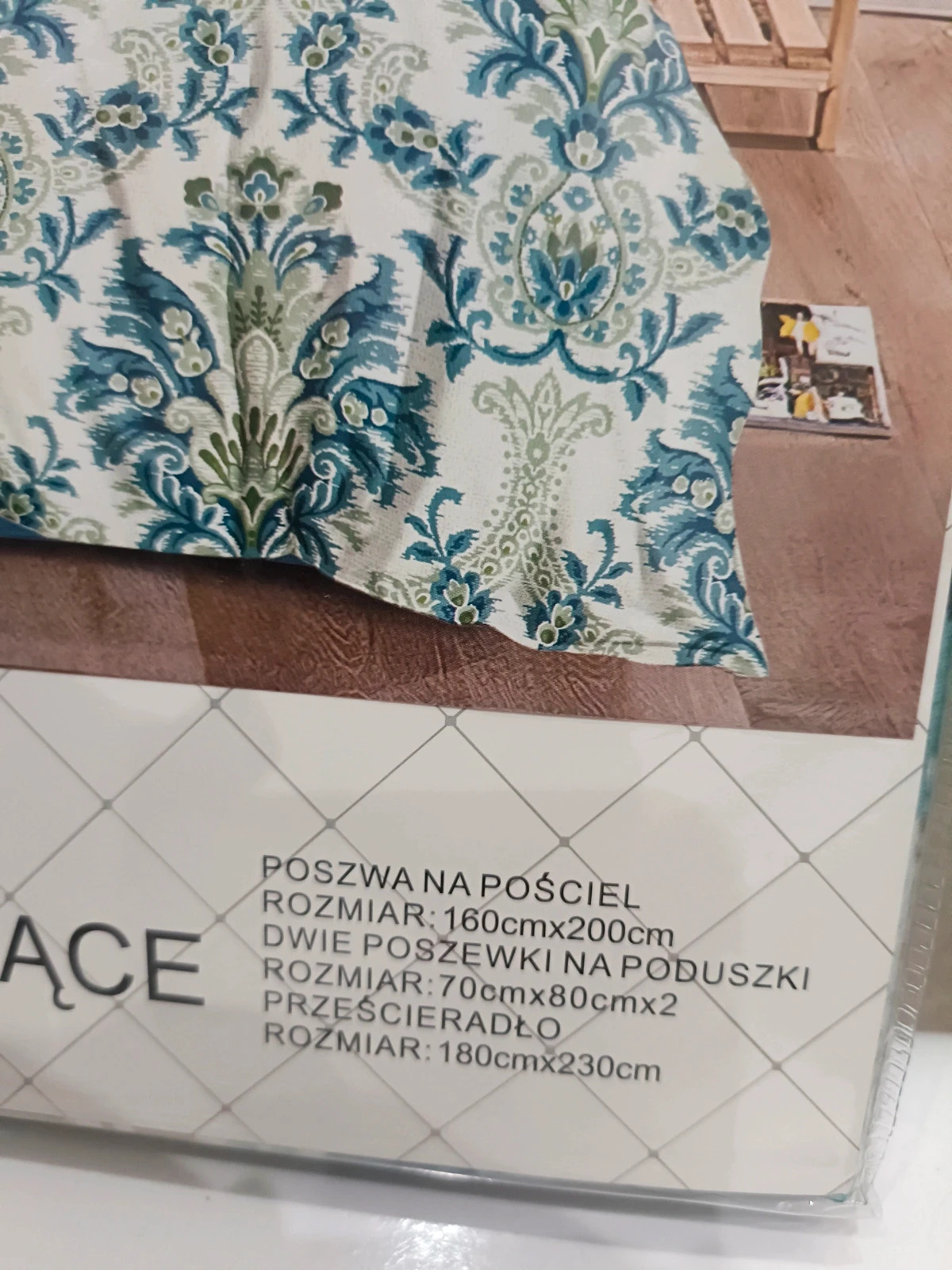 Piękny komplet pościeli 160x200 z prześcieradłem