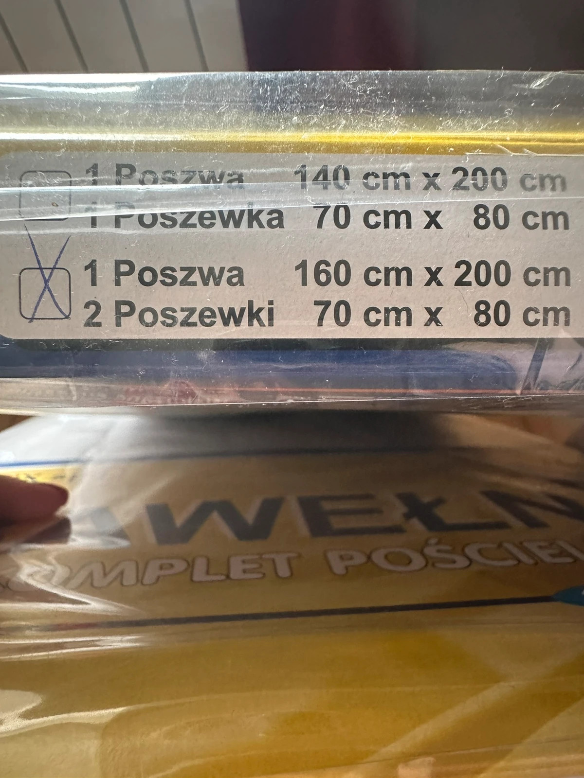 Dwa komplety pościeli LERIX