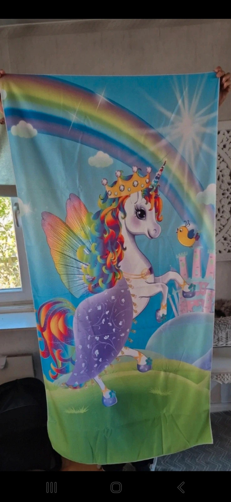 Ny fin handduk med enhörning/unicorn,perfekt julklapp!