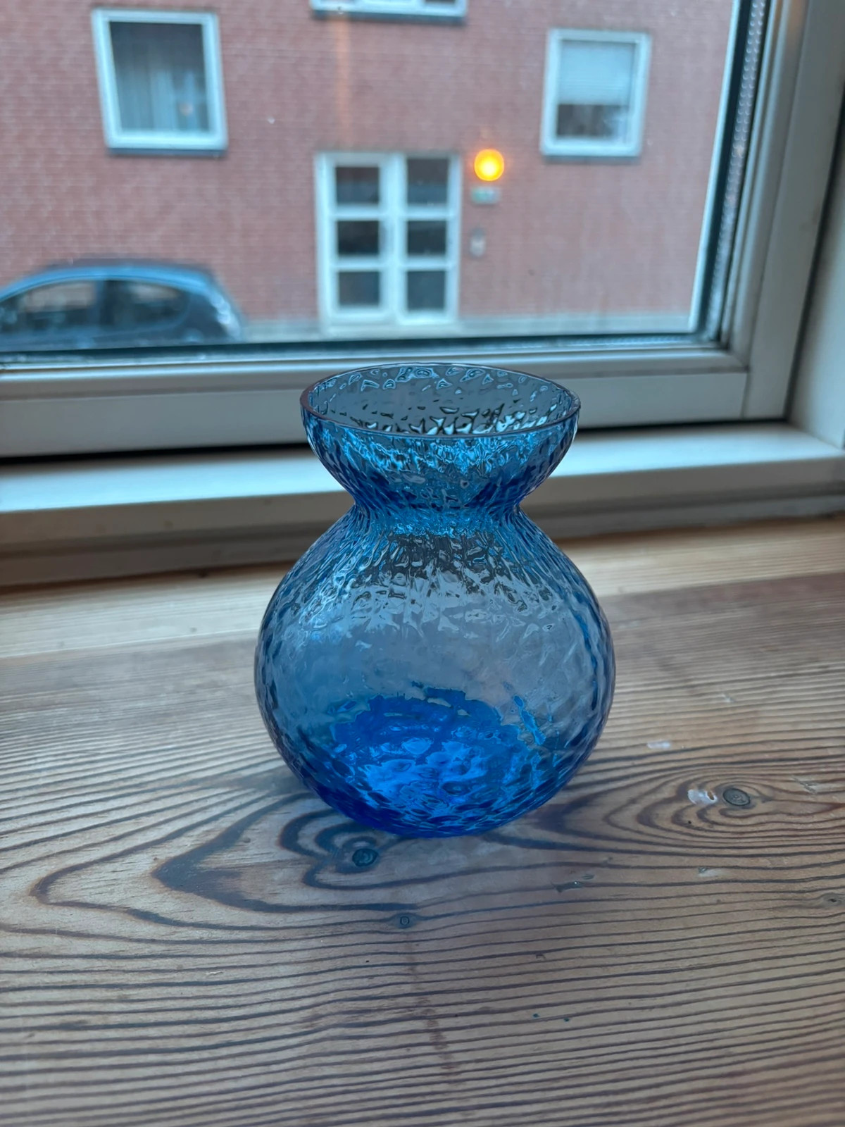 Blå vase