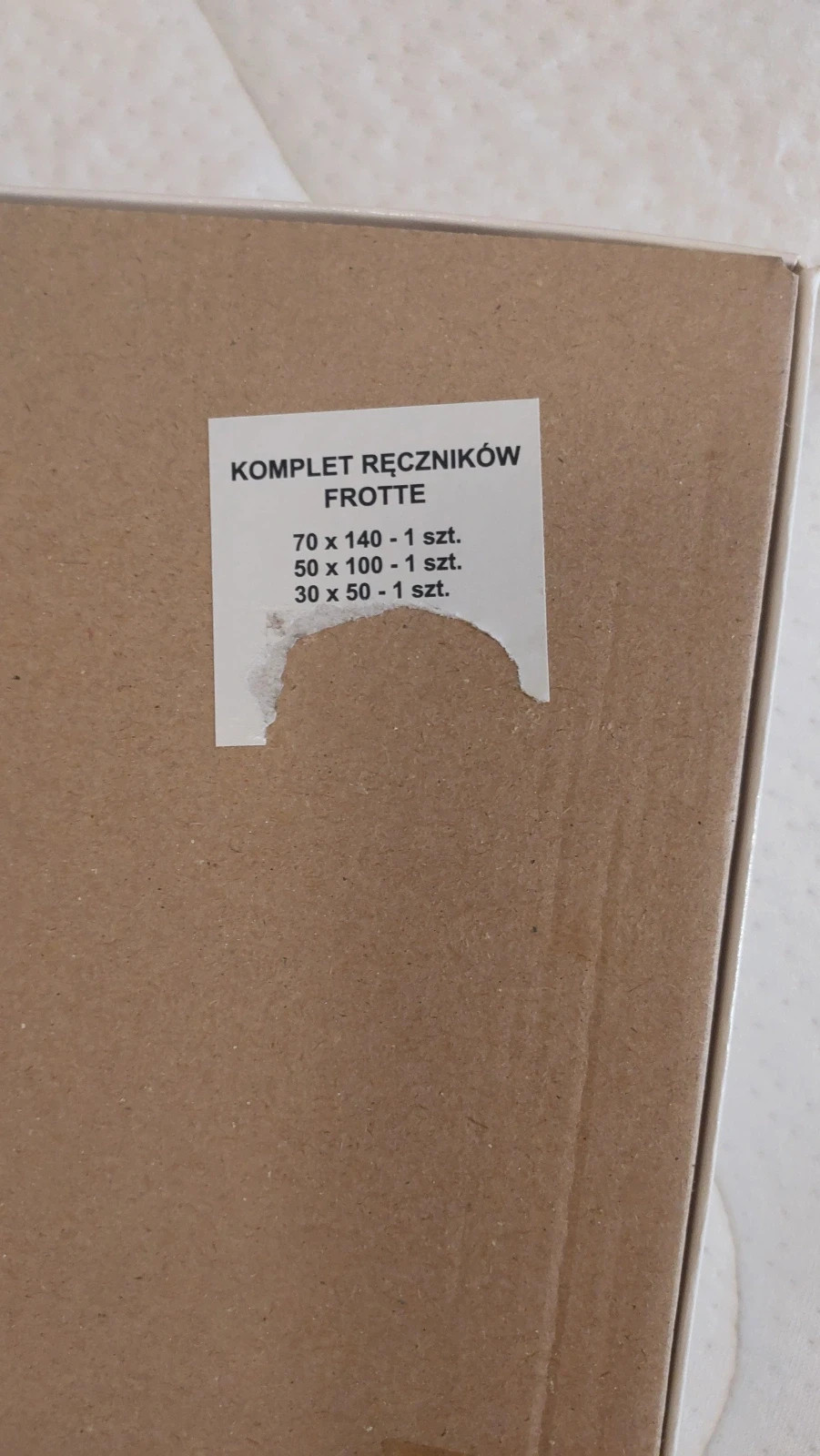 Komplet ręczników 3 szt