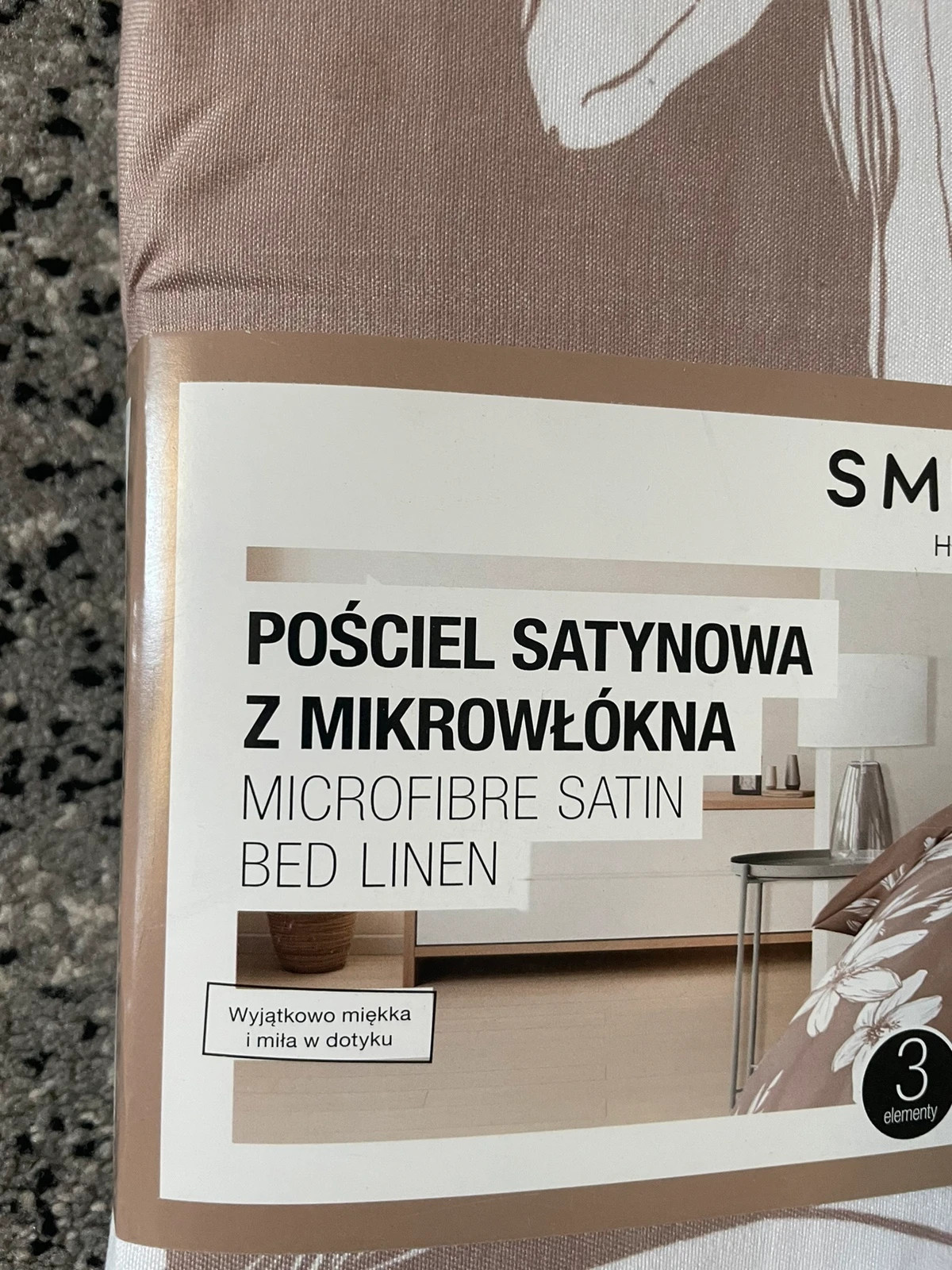 Pościel satynowa z mikrowłókna  160/200