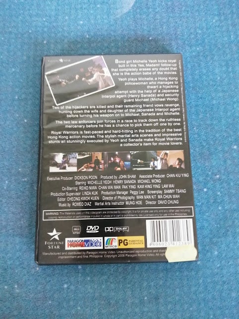 Royal Warriors, DVD, action