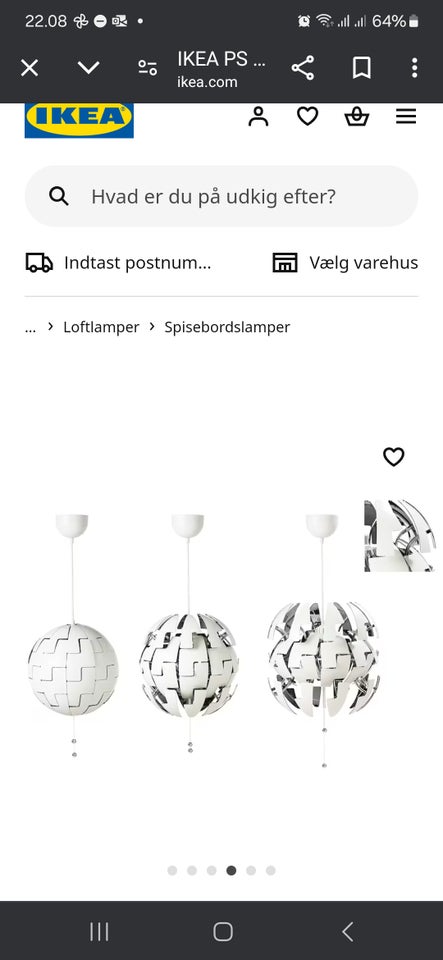 Anden loftslampe