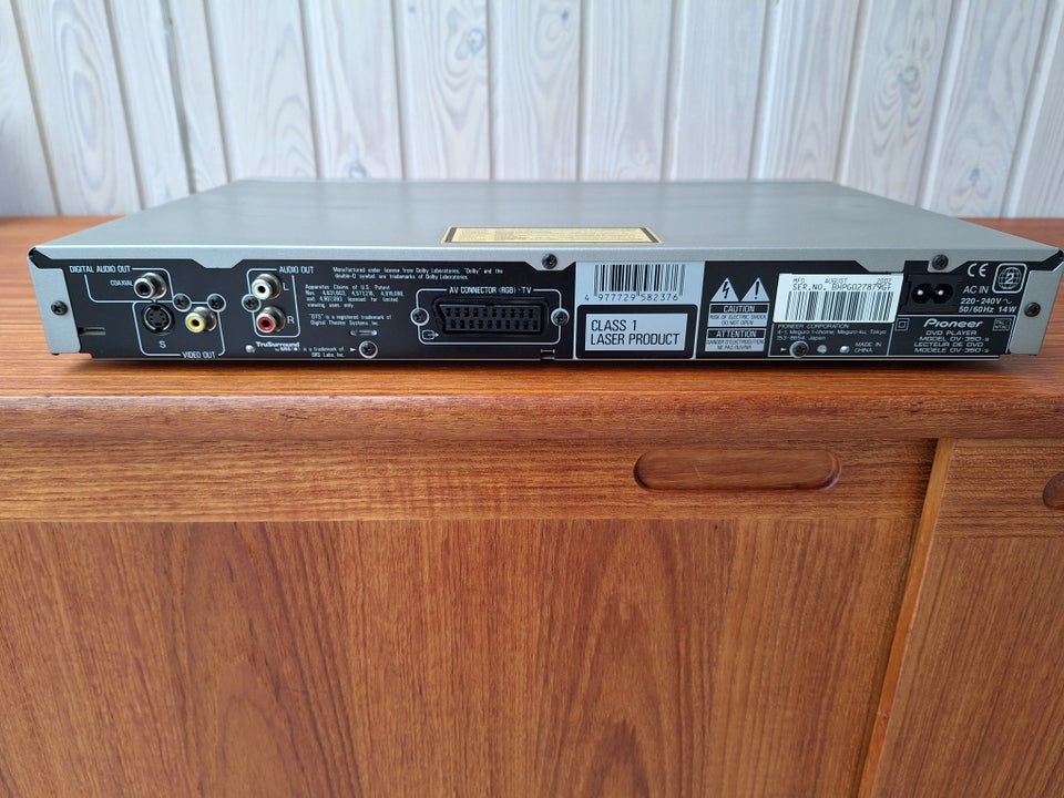 Dvd-afspiller, Pioneer, DV 350 S