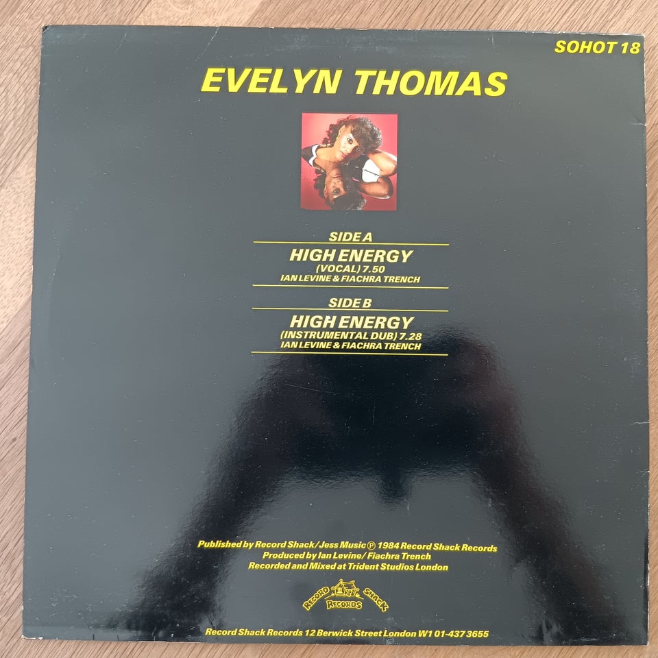 Maxi-single 12" Evelyn Thomas