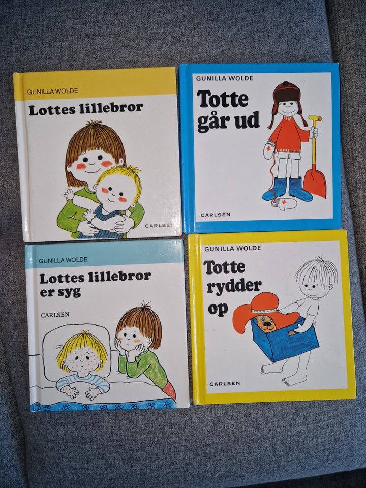 Lotte og totte boger, Gunilla Wolde