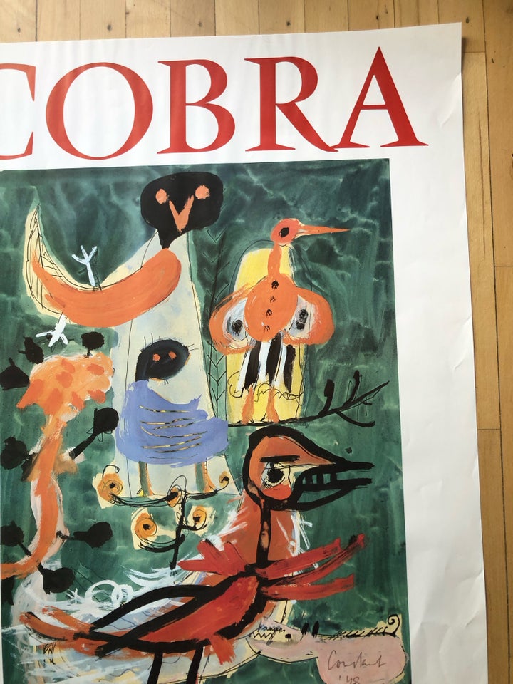 Kunstplakat - Cobra - År 1988