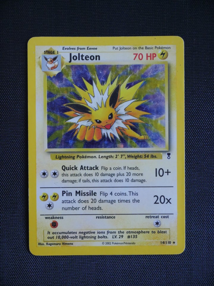 Samlekort, Pokémon: Jolteon