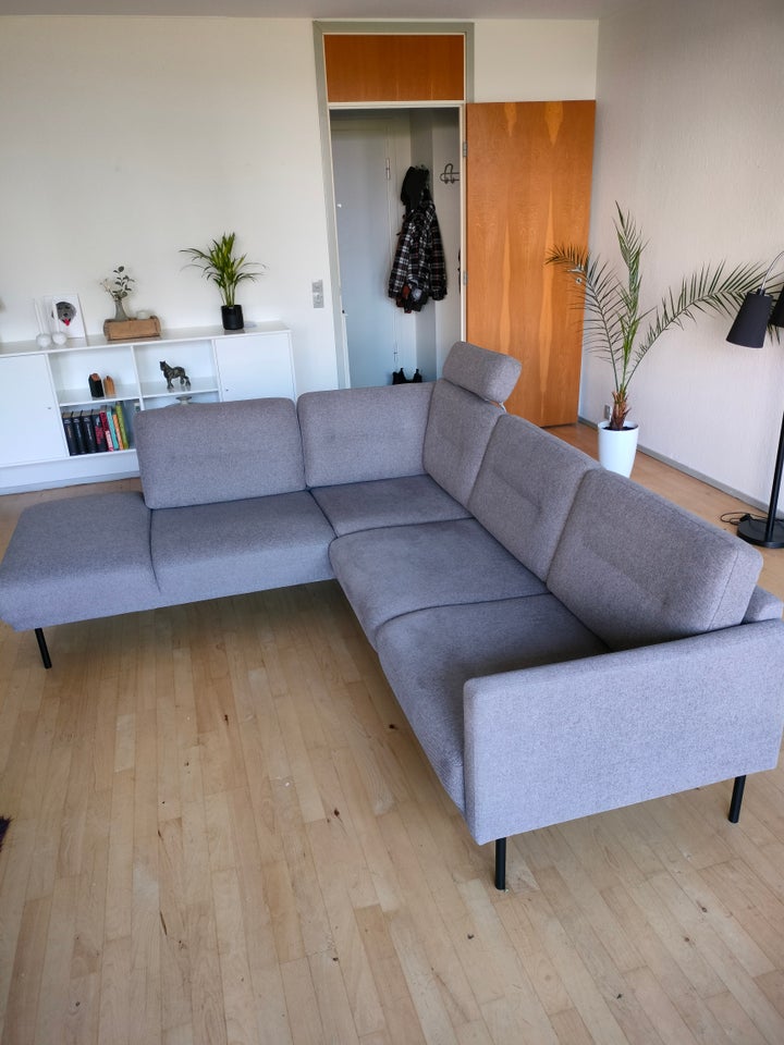 Hjørnesofa, polyester, 5 pers.