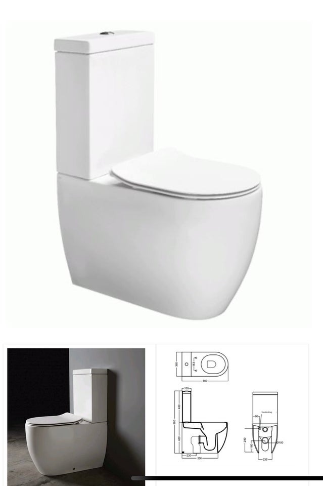 Toilet, Lavabo Glomp BTW