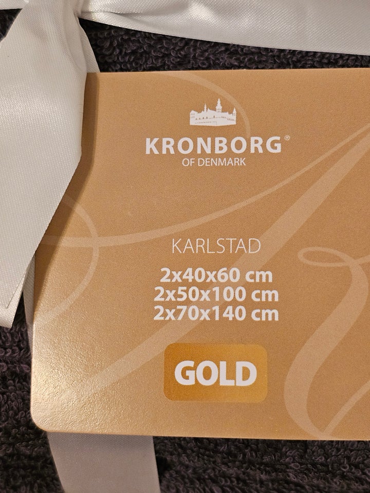 Håndklæde, Kronborg Gold Karlstad