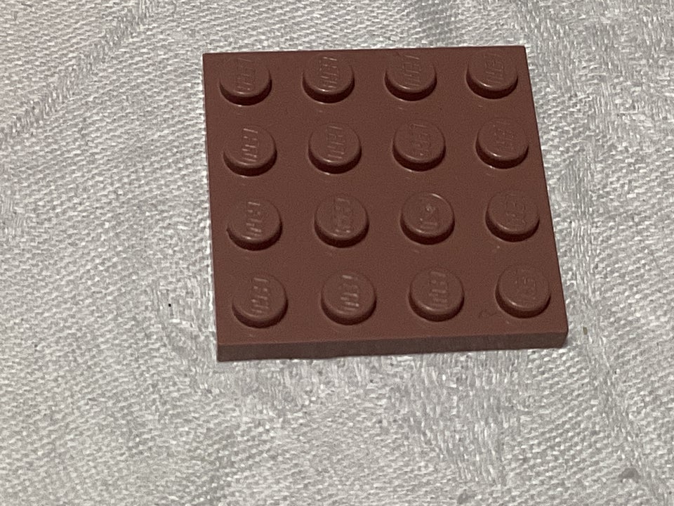 Lego andet, Sand Red Plate 4 x 4