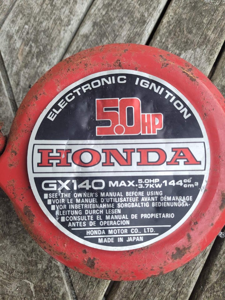 Andet Andet HONDA GX 140 rekyl