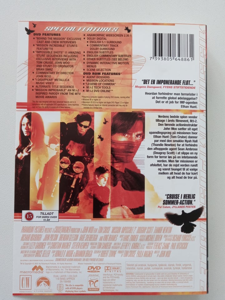 M:i-2 DVD action