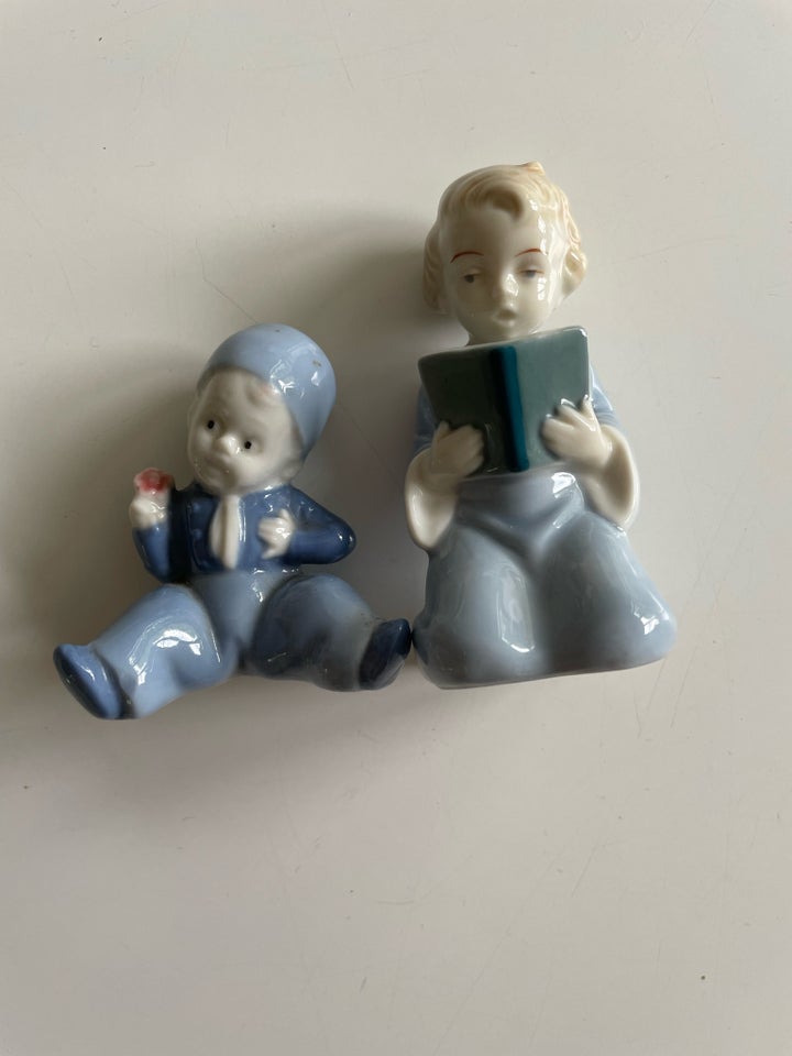 2 små porcelænsfigurer