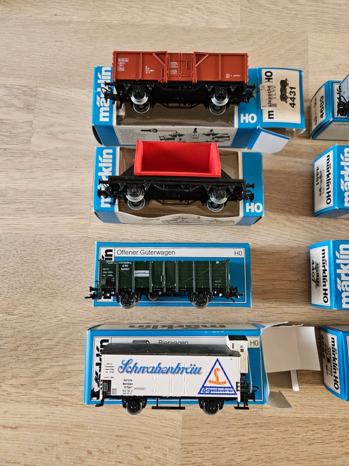 Modeltog, Märklin Godsvogne i