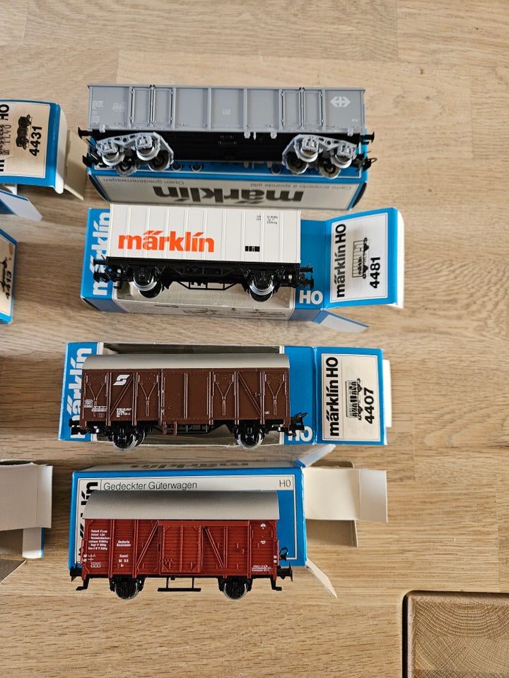 Modeltog, Märklin Godsvogne i