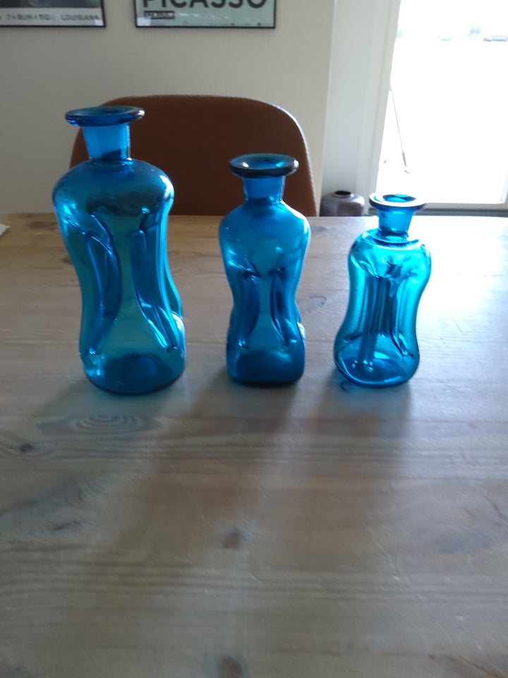 Glas Flaske  Holmegaard/ Kastrup