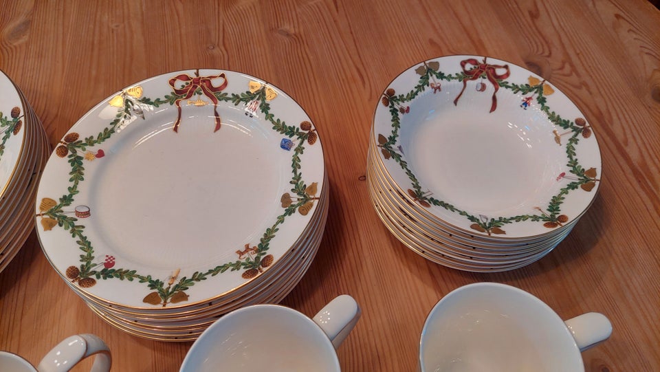 Porcelæn Service Stjerne Riflet