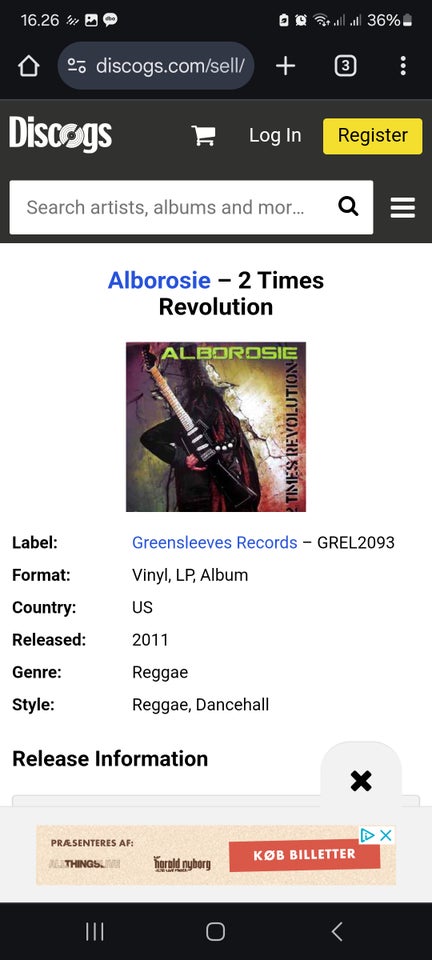 LP, Alborosie ?– 2 Times