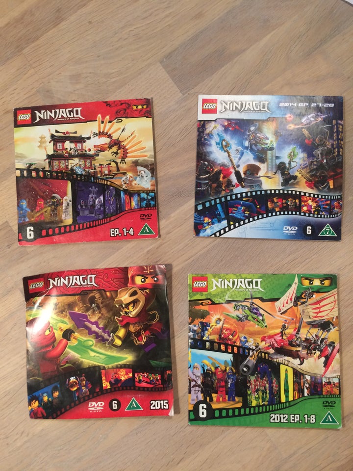 Lego Ninjago, DVD, tegnefilm